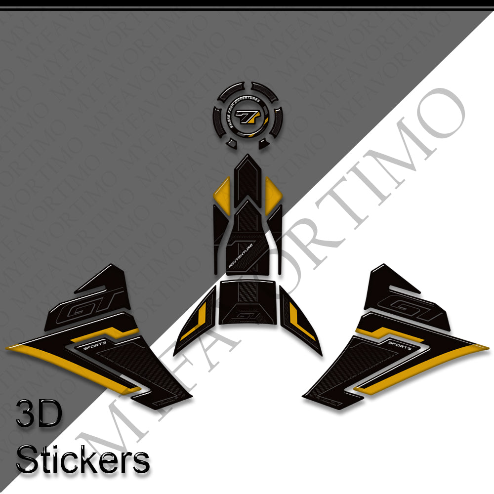 Yamaha Tracer 7 GT Decals Kit 2025-2026 丨 Tank Pad and Side Stickers