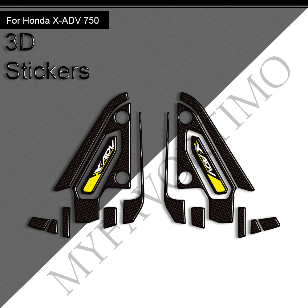 Honda X-ADV 750 Decals Kit 2025 | Body & Handguard Stickers
