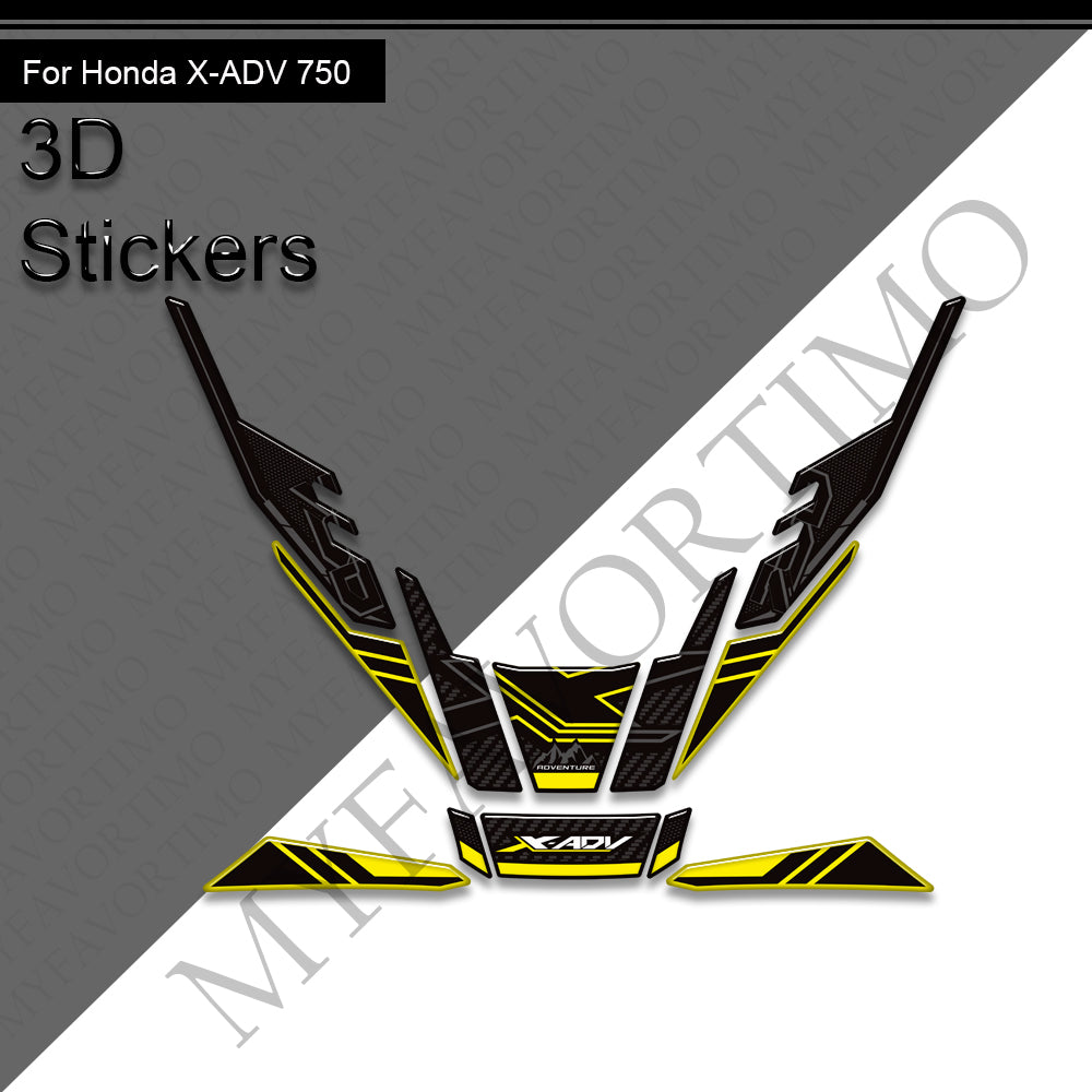 Honda X-ADV 750 Decals Kit 2025 | Body & Handguard Stickers