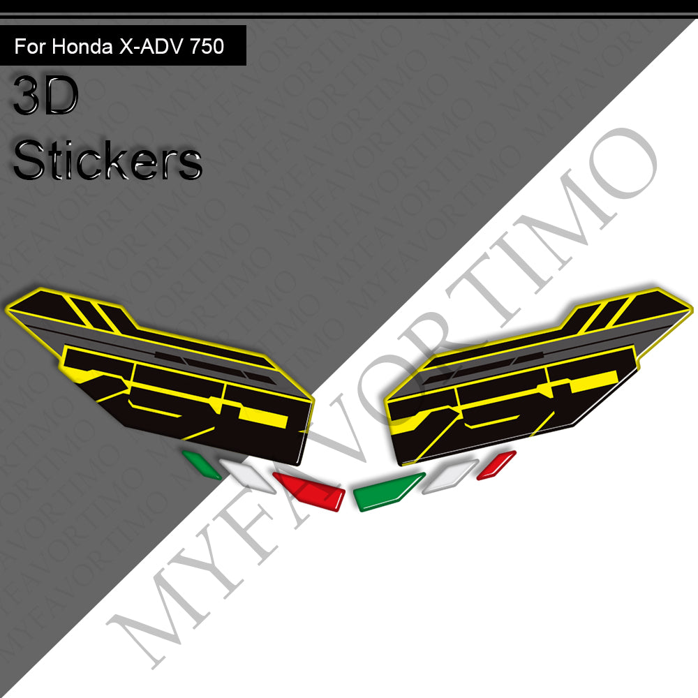 Honda X-ADV 750 Decals Kit 2025 | Body & Handguard Stickers