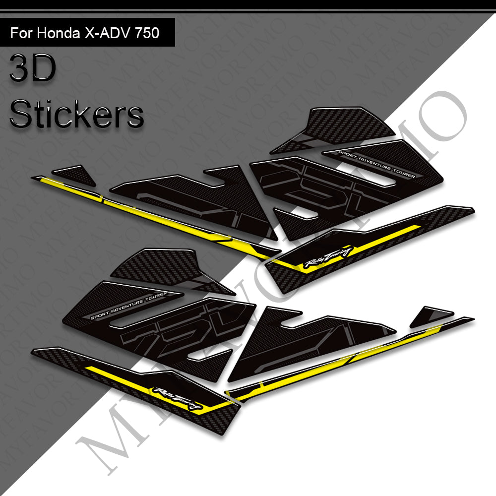 Honda X-ADV 750 Decals Kit 2025 | Body & Handguard Stickers