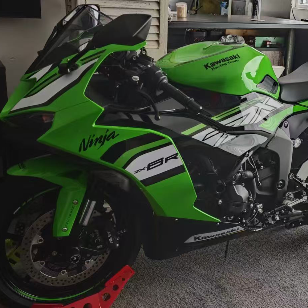 Kawasaki Ninja ZX-6R PVC Decals Kit 丨 Tank and Full Body Stickers