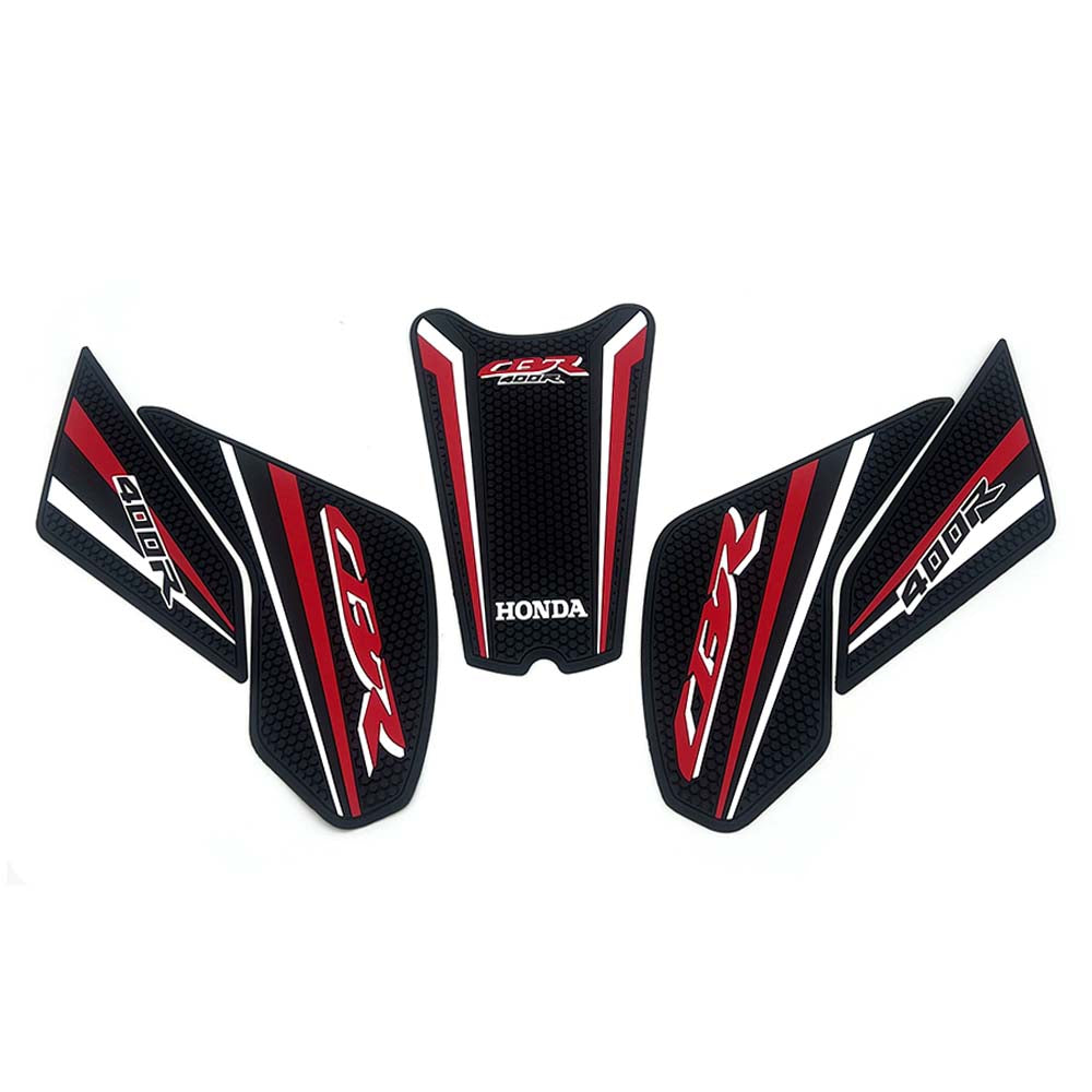 Honda CBR400R CBR500R Rubber Anti-Slip Tank Pad Kit 2019-2023 丨 Center Pad and Side Grips