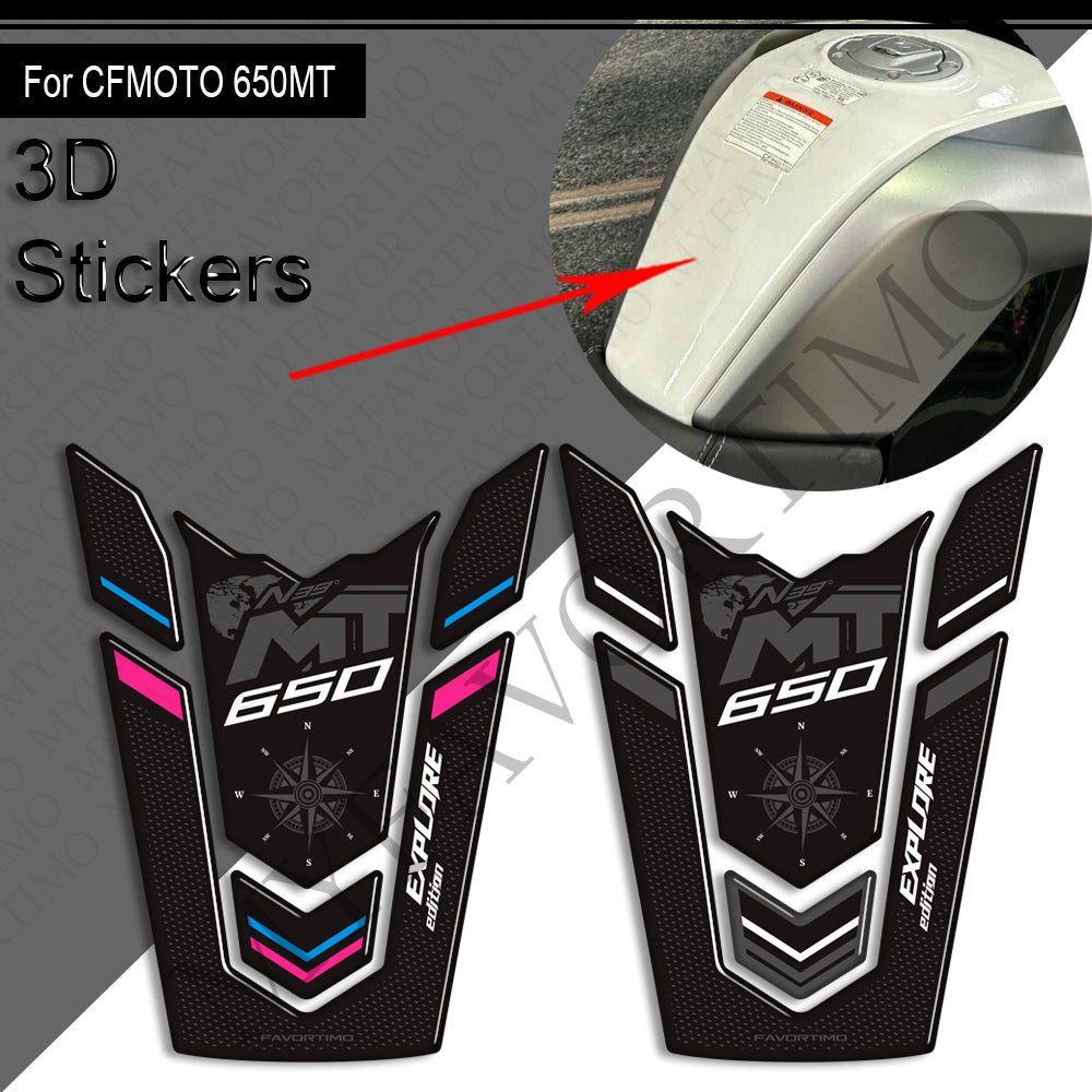 CFMOTO 650MT Decals Kit 2024-2025 丨 Tank Pad and Side Stickers