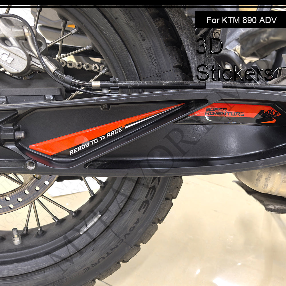 KTM 890 Adventure R Decals Kit 2021-2025 | Tank Pad and Handguard Stickers