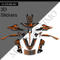 KTM 890 Adventure R Decals Kit 2021-2025 | Tank Pad and Handguard Stickers