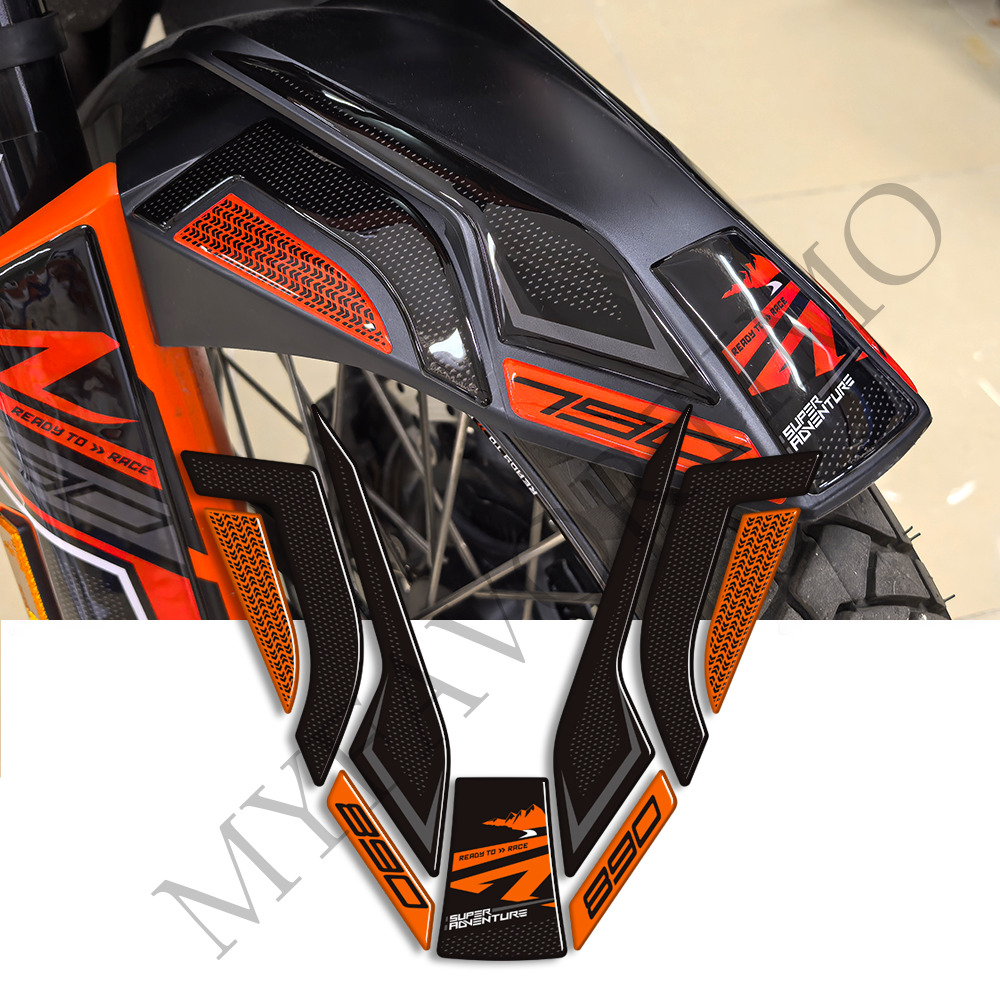 KTM 890 Adventure R Decals Kit 2021-2025 | Tank Pad and Handguard Stickers