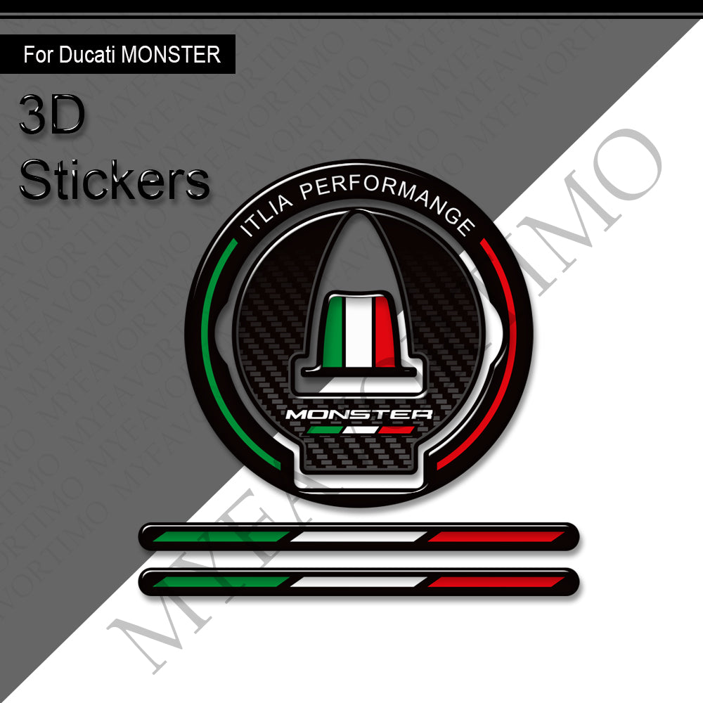 Ducati Monster Fuel Cap Pad | Tank Protector Sticker