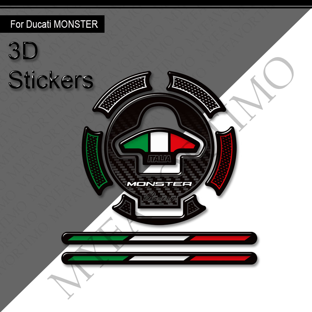 Ducati Monster Fuel Cap Pad | Tank Protector Sticker