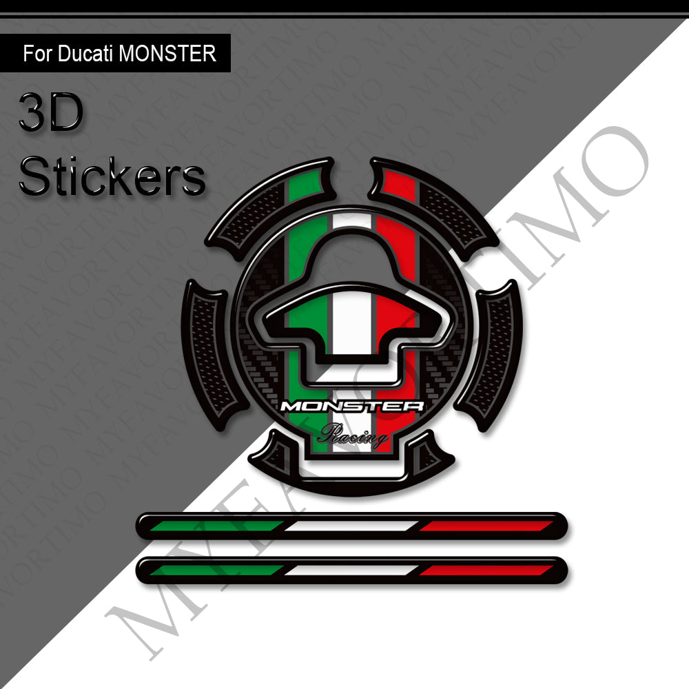 Ducati Monster Fuel Cap Pad | Tank Protector Sticker