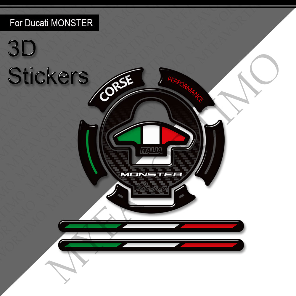 Ducati Monster Fuel Cap Pad | Tank Protector Sticker