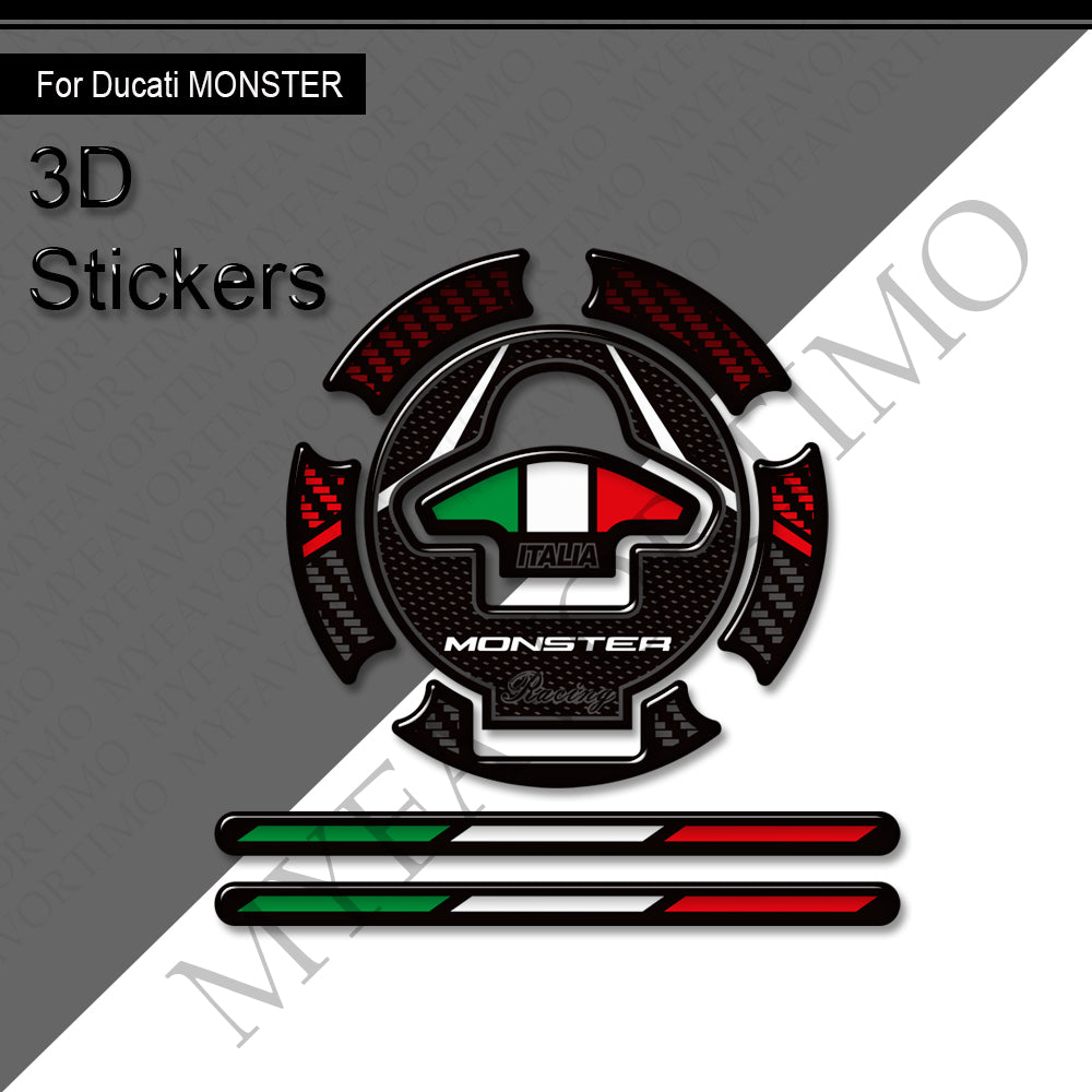 Ducati Monster Fuel Cap Pad | Tank Protector Sticker