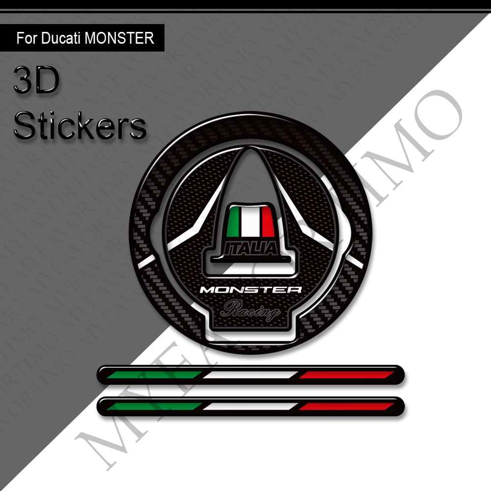 Ducati Monster Fuel Cap Pad | Tank Protector Sticker