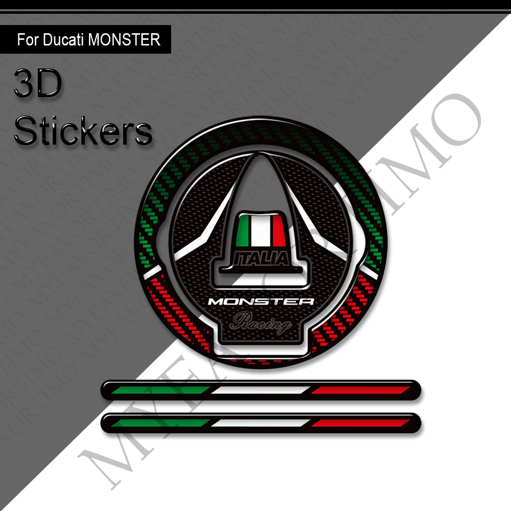 Ducati Monster Fuel Cap Pad | Tank Protector Sticker