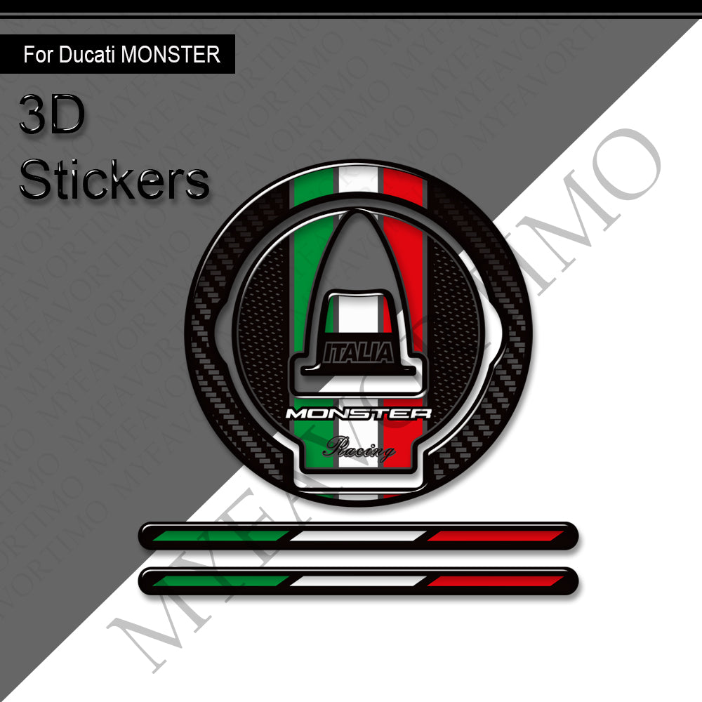 Ducati Monster Fuel Cap Pad | Tank Protector Sticker