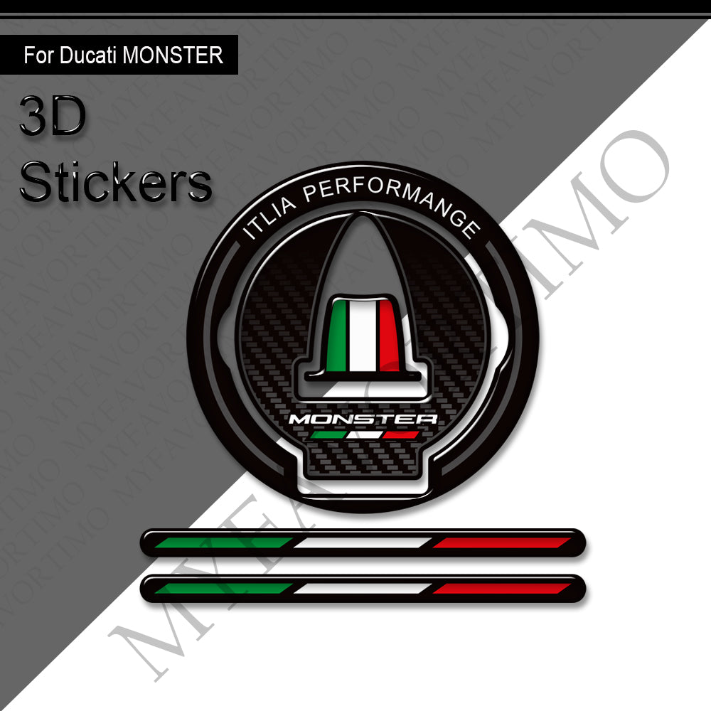 Ducati Monster Fuel Cap Pad | Tank Protector Sticker