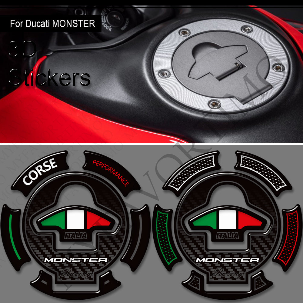 Ducati Monster Fuel Cap Pad | Tank Protector Sticker