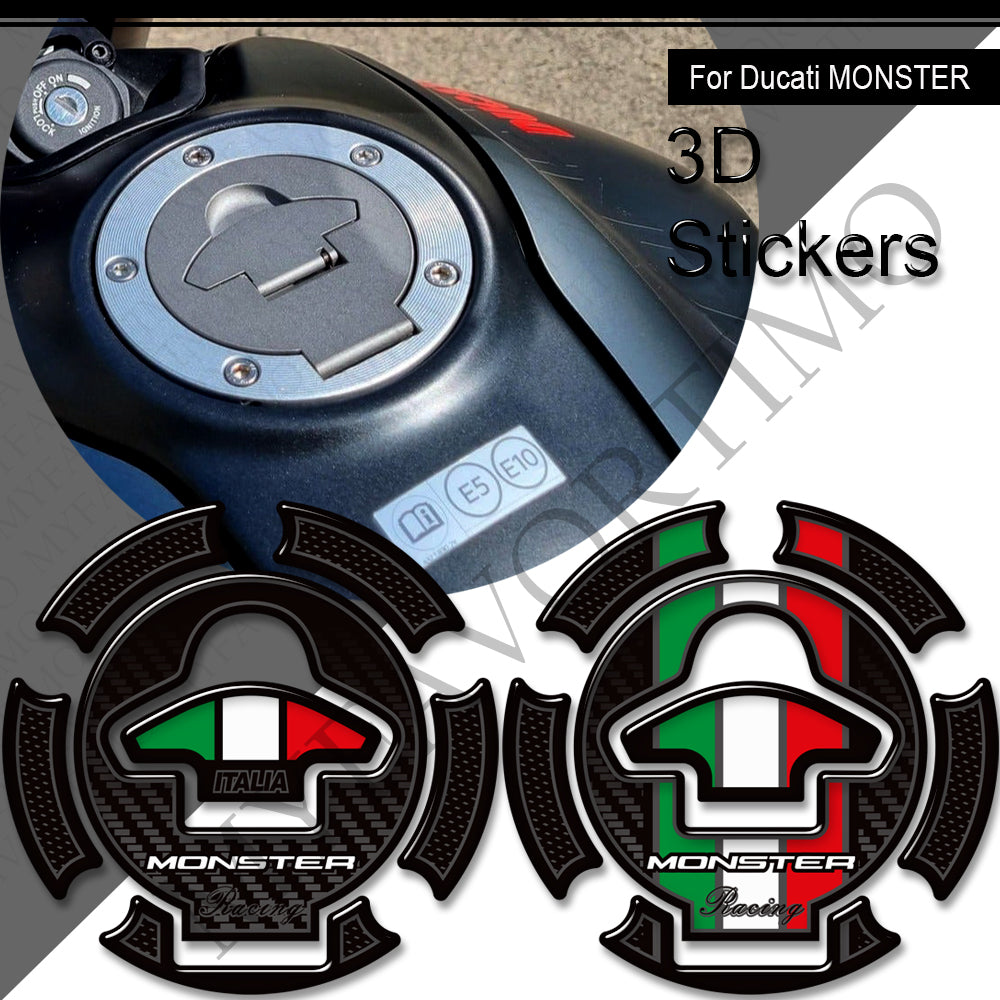 Ducati Monster Fuel Cap Pad | Tank Protector Sticker
