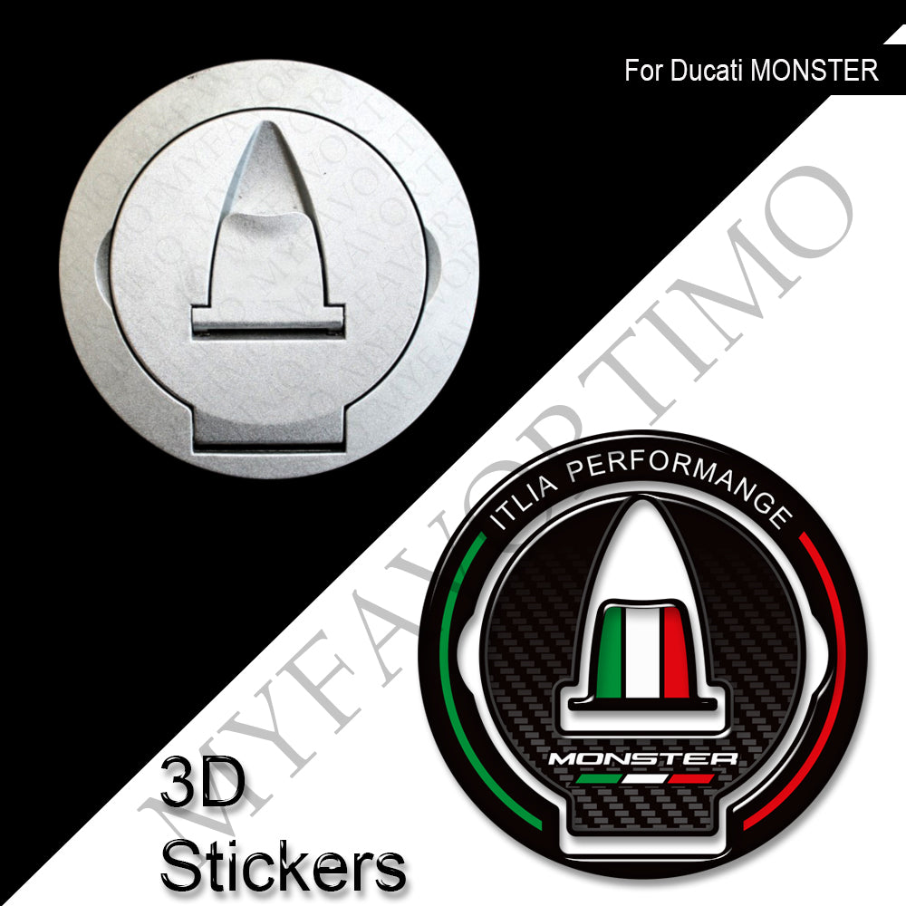 Ducati Monster Fuel Cap Pad | Tank Protector Sticker