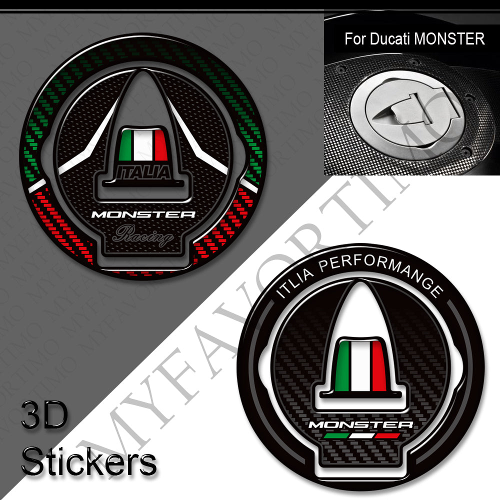 Ducati Monster Fuel Cap Pad | Tank Protector Sticker