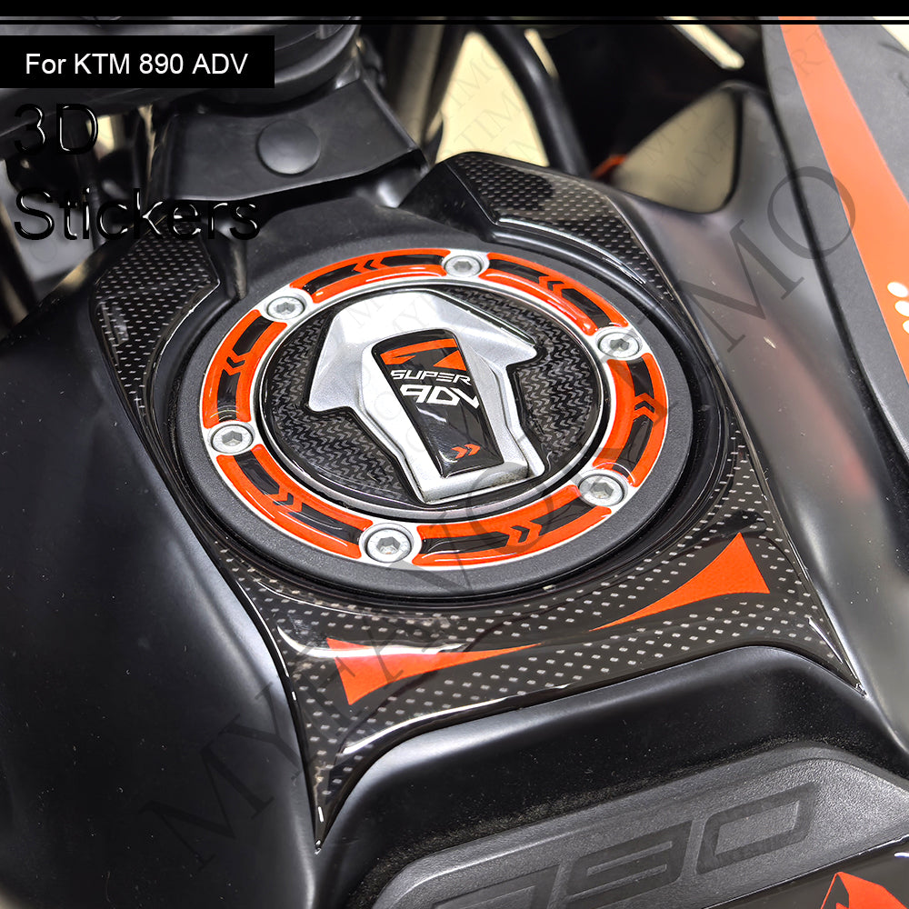 KTM 890 Adventure R Decals Kit 2021-2025 | Tank Pad and Handguard Stickers
