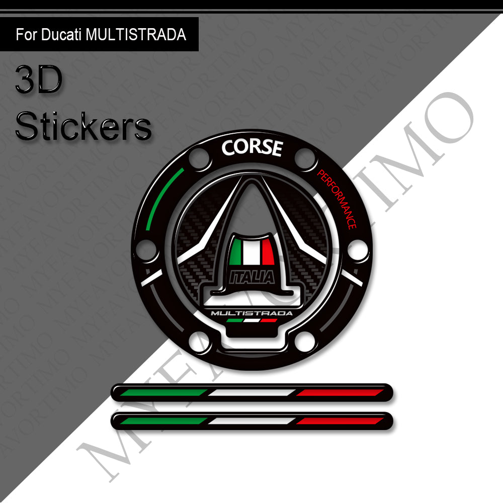 Ducati Multistrada Fuel Cap Pad | Tank Protector Sticker