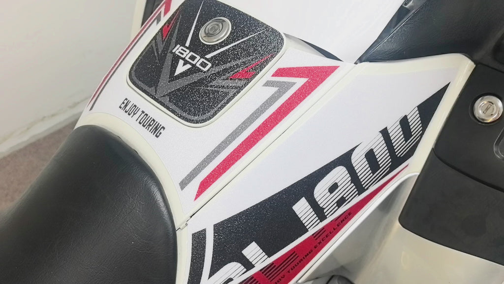 Honda Goldwing GL1800 F6B 2011‑2017 | Matte Anti-Slip Tank Pad Knee Grips Decals Kit
