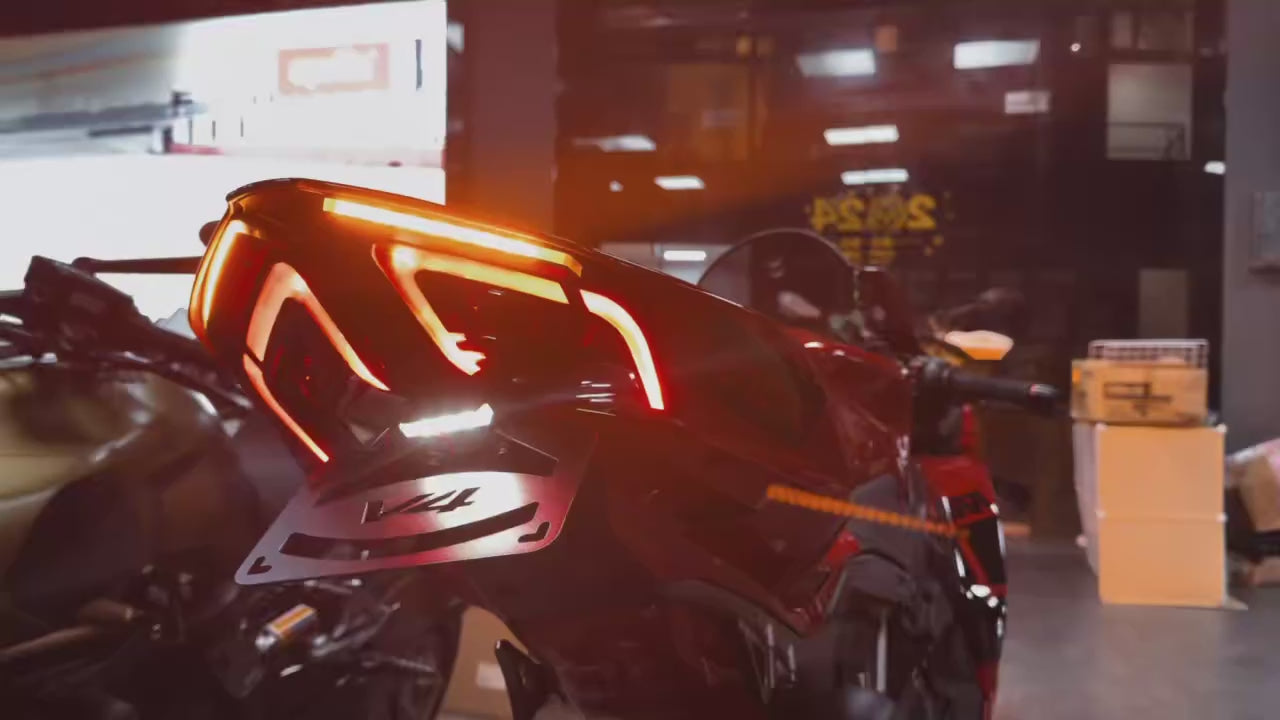 Ducati Panigale V2 V4 V4S Streetfighter V2 V4 Tail Tidy 2025 | LED License Plate Holder