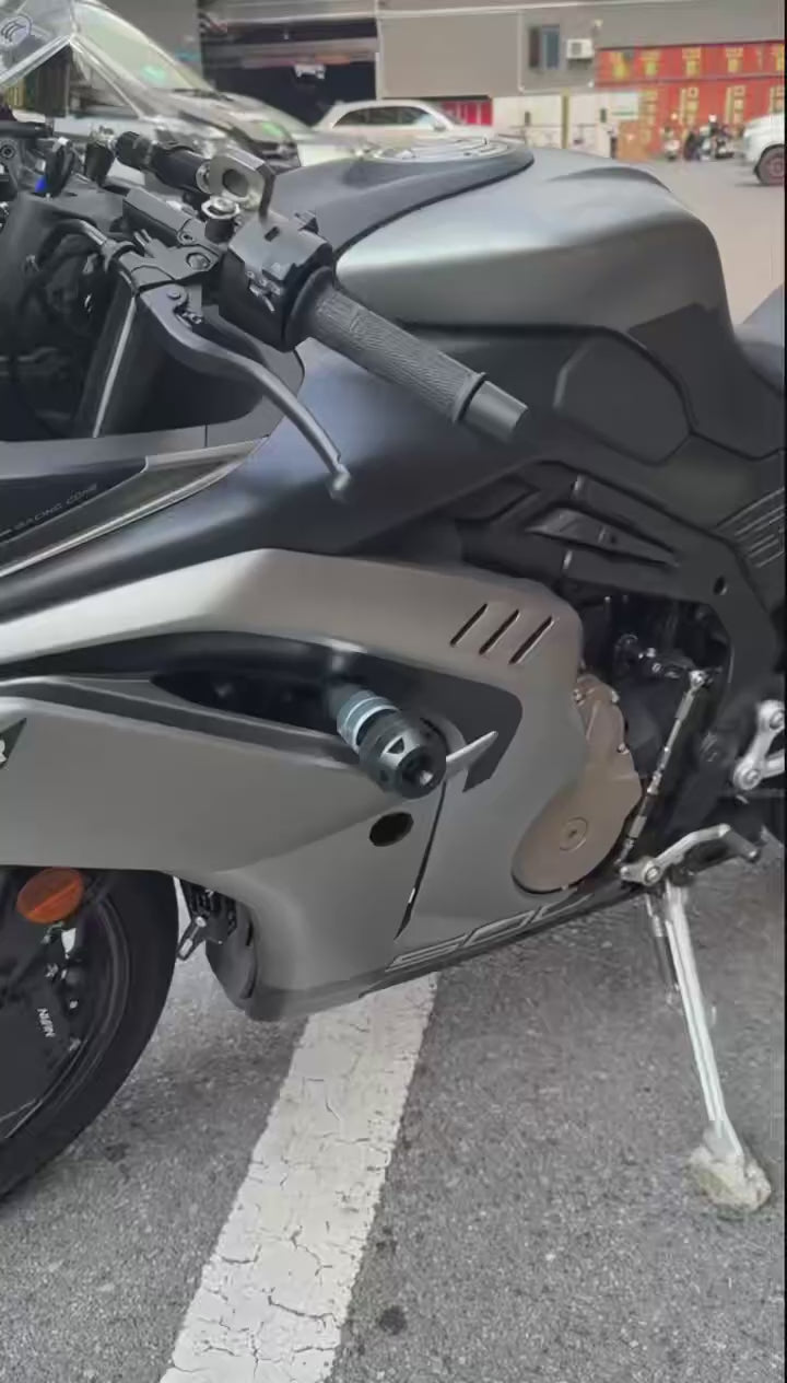 CFMOTO 500SR Protector anticaída deslizador de chasis 2026 | Almohadilla de protección contra caídas del motor