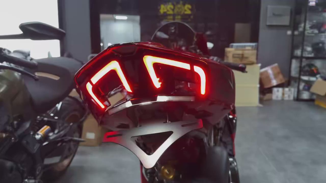 Ducati Panigale V2 V4 V4 S Streetfighter V2 V4 2025 | Short Tail License Plate Holder Fender Eliminator Kit