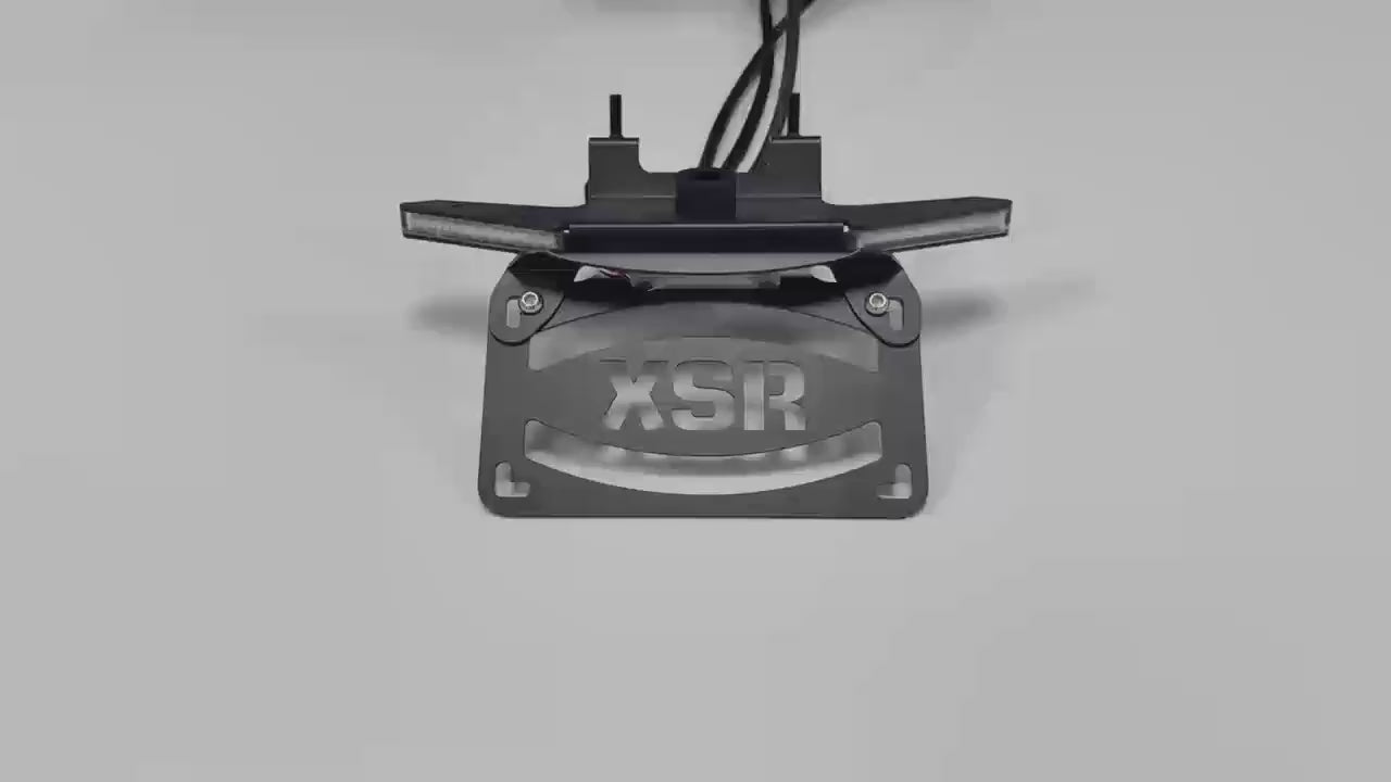 Yamaha XSR‑900 XSR900 2022‑2026 | LED Tail Tidy License Plate Holder Fender Eliminator Kit