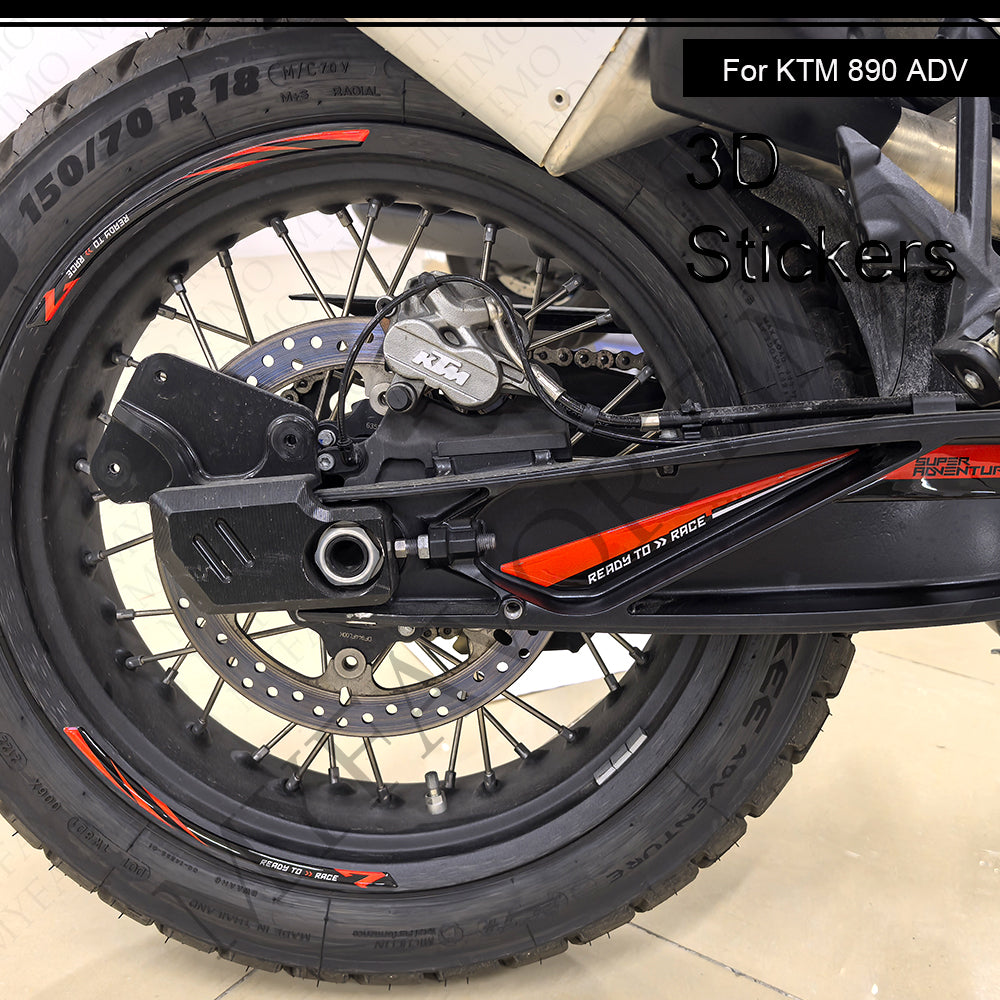 KTM 890 Adventure R Decals Kit 2021-2025 | Tank Pad and Handguard Stickers