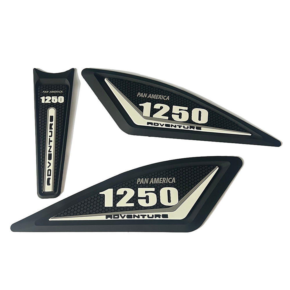Harley-Davidson Pan America 1250 Rubber Anti-Slip Tank Pad Kit 2022-2024 丨 Center Pad and Side Grips