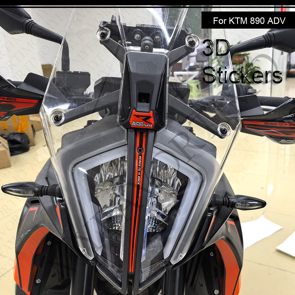 KTM 890 Adventure R Decals Kit 2021-2025 | Tank Pad and Handguard Stickers